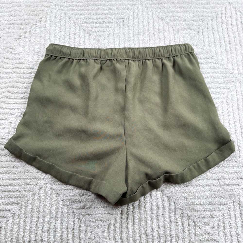 Abercrombie & Fitch Shorts Womens XS Green Utility Cuffed Safari Gorpcore 1F5799 - Picture 2 of 11